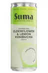 Organic Elderflower & Lemon Kombucha 250ml (Suma)