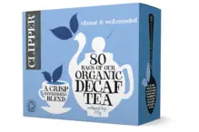 Organic Fairtrade Everyday Decaf Tea 80 Bags (Clipper)