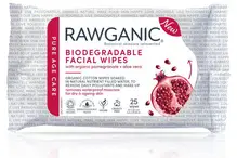 Organic Anti-Ageing Facial Wipes, 25 Wipes (Rawganic)