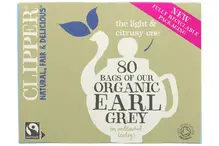 Organic Fairtrade Earl Grey Tea 80 Bags (Clipper)