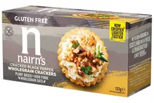Gluten Free Cracked Black Pepper Wholegrain Crackers 137g (Nairn's)