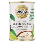 Organic Green Curry Coconut Milk 400ml (Biona)