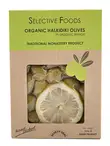 Organic Halkidiki Olives with Lemon 225g (Selective Foods)