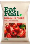 Hummus Chips Tomato & Basil 110g (Eat Real)