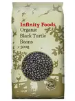 Organic Black Turtle Beans 500g (Infinity Foods)
