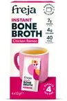Instant Bone Broth Chicken Ramen 4 x 12g Sachets (Freja)