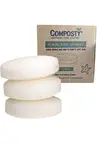 Konjac Baby/Infant Bath Sponges x 3 (Composty)