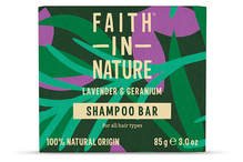 Lavender & Geranium Shampoo Bar 85g (Faith in Nature)