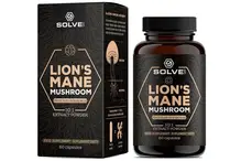 Lion's Mane Mushroom 10:1 Extract 60 Capsules (Solve Labs)