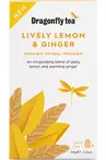 Organic Lively Lemon & Ginger x 20 Bags (Dragonfly Tea)