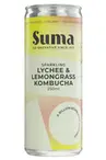 Organic Lychee & Lemongrass Kombucha 250ml (Suma)