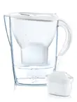 Marella Water Filter Starter Pack with 3 Cartridges 2.4L (Brita)