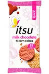 Milk Chocolate Corn Cakes x 4 68g (Itsu)