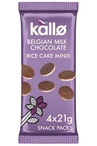 Milk Chocolate Rice Cake Minis 84g (Kallo)