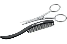 Moustache Scissors & Comb (Tweezerman)