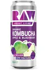 Organic Apple & Blackberry Kombucha 250ml (Raw Vibrant Living)