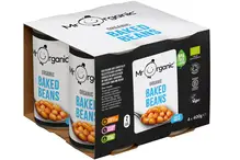 Organic Baked Beans 400g x 4 (Mr Organic)