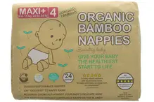 Organic Bamboo Nappies Size 4 x 24 (Beaming Baby)