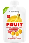 Organic Banana, Strawberry & Mango Fruit Puree 100g (Clearspring)