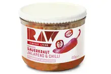 Organic Jalapeno & Chilli Sauerkraut 410g (Raw Vibrant Living)