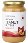 Organic Peanut Butter Crunchy 350g (Clearspring)