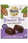 Organic Dark Chocolate Brownie Bars x 3 (Biona)