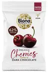 Organic Dark Chocolate Cherries 45g (Biona)