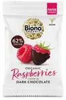 Organic Dark Chocolate Raspberries 45g (Biona)