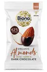Organic Dark Chocolate Roasted Almonds 30g (Biona)