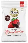 Organic Dark Chocolate Strawberries 45g (Biona)