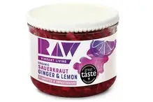 Organic Ginger & Lemon Sauerkraut 410g (Raw Vibrant Living)