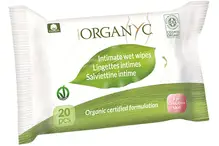 Organic Intimate Wet Wipes x 20 Wipes (Organyc)