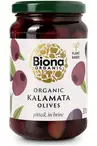Organic Kalamata Olives in Brine 370g (Biona)