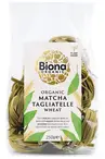 Organic Matcha Wheat Tagliatelle Nests 250g (Biona)