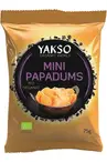 Organic and Gluten Free Mini Papadums 75g (Yakso)
