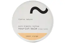 Organic Pure Tallow Nourish Balm with Rose Tint 100g (Fierce Nature)