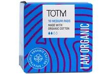 Organic Pads with Wings - Medium Flow x 10 (TOTM)