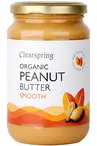 Organic Peanut Butter Smooth 350g (Clearspring)