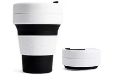 Collapsible Pocket Cup Black 355ml (Stojo)