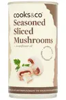 Seasoned Sliced Mushrooms 345g (Cooks and Co)