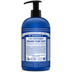 Organic Sugar Soap Peppermint  710ml (Dr Bronner)