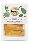 Organic Mini Thai Coriander & Chilli Spring Rolls 200g (Biona)