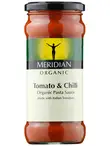 Tomato & Chilli Pasta Sauce, Organic 350g (Meridian)