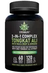 Tongkat Ali, Ginseng & Maca Root x 120 Capsules (Stronglife)