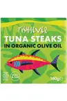 Skipjack Tuna Steaks in Olive Oil 160g (Fish4Ever)