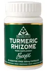 Turmeric Rhizome 500mg 60 Capsules (Bio-Health)