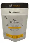 Zinc Picolinate Refill Pouch 60 Capsules (Balanced)