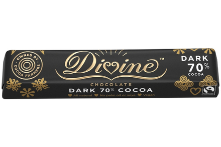 SEASONAL Divine Dark Chocolate Fairtrade After Dinner Mint Thins 200G