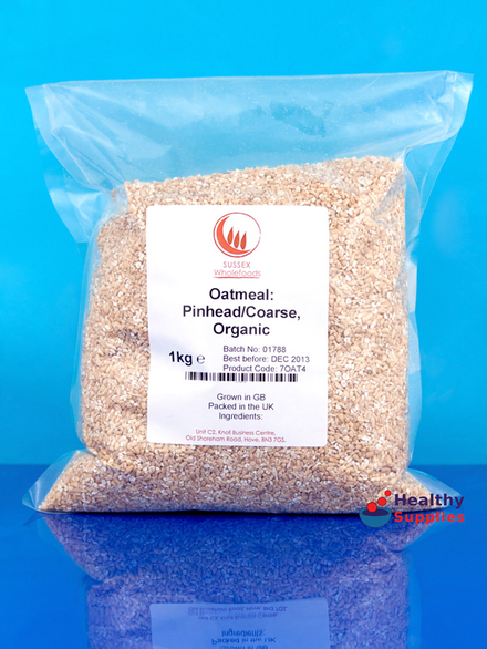 Organic Coarse Oatmeal(1kg) - Sussex Wholefoods