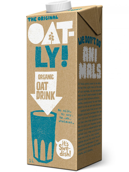 Oatly Organic Oat Drink 1 Litre - HealthySupplies.co.uk. Buy Online.